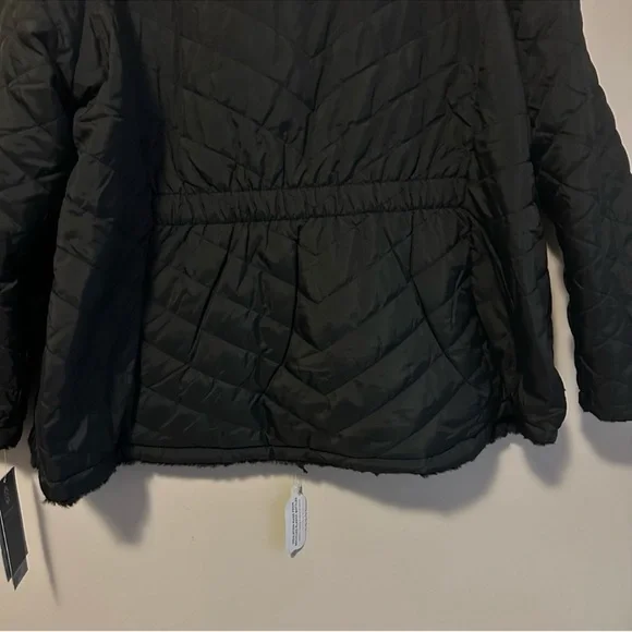 FREE COUNTRY QUILTED BLACK LIGHT
REVERSIBLE ZIP UP JACKET SIZE 2X FINAL $44 - Picture 9 of 10
